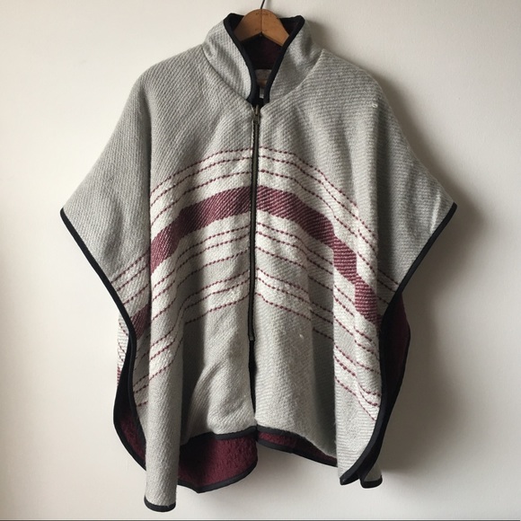 Free People Jackets & Blazers - Free People Swept Away Zip Ruana poncho